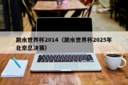 跳水世界杯2014（跳水世界杯2025年北京总决赛）