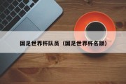 国足世界杯队员（国足世界杯名额）